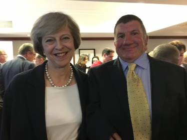 Jeremy Balfour and Theresa May
