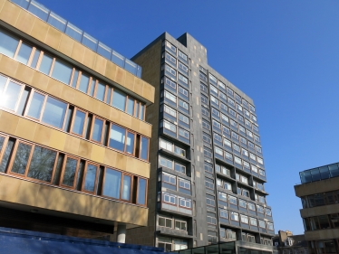 Image of building formally known as "David Hume Tower"